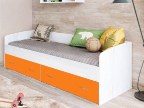Кровать с выкатными ящиками Винтерберг, оранжевый в Талице - talica.magazinmebel.ru | фото