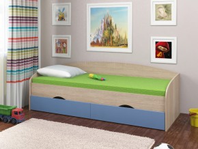 Кровать Соня 2 сонома-голубой в Талице - talica.magazinmebel.ru | фото