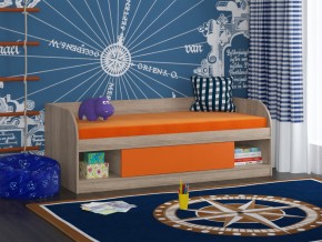 Кровать Соня 4 сонома-оранжевый в Талице - talica.magazinmebel.ru | фото