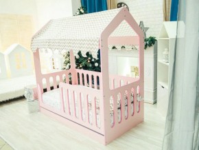 Кроватка-Домик с ящиком розовая в Талице - talica.magazinmebel.ru | фото