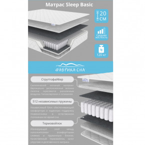 Матрас Sleep Basic шириной 1600 мм в Талице - talica.magazinmebel.ru | фото - изображение 2