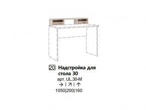 Надстройка для стола 30 (Полка) в Талице - talica.magazinmebel.ru | фото