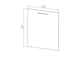 П 60 Комплект для посудомоечной машины 600 мм (цоколь + фасад) ЛДСП в Талице - talica.magazinmebel.ru | фото