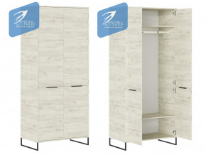 Шкаф для одежды ШК-001 Лофт дуб крафт белый в Талице - talica.magazinmebel.ru | фото