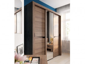 Шкаф с раздвижными дверями трехдверный Соренто дуб стирлинг в Талице - talica.magazinmebel.ru | фото