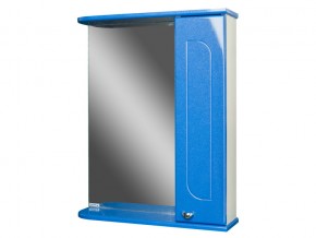 Шкаф зеркало Радуга Синий металлик 50 левый/правый в Талице - talica.magazinmebel.ru | фото