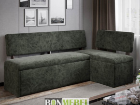 Скамья угловая со спальным местом Монреаль ткань зеленая в Талице - talica.magazinmebel.ru | фото