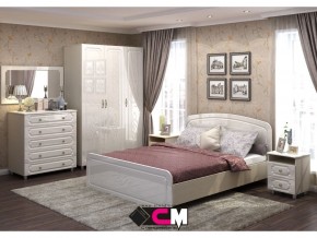 Спальня Виктория МДФ с большим комодом в Талице - talica.magazinmebel.ru | фото