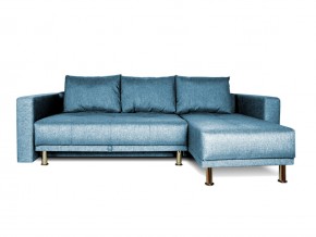 Угловой диван серо-синий с подлокотниками Некст denim в Талице - talica.magazinmebel.ru | фото